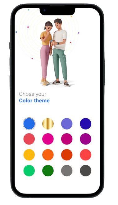 Toppoints choose your profile color